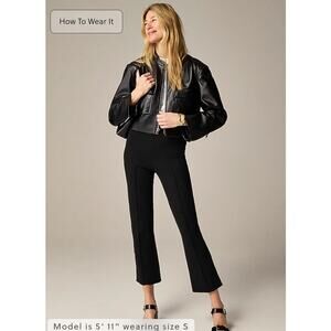 NWT J. Crew Women's Sweater Pants Black